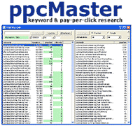 ppcMaster für Windows nur 34,95 EUR - Finden Sie die richtigen Suchbegiffe für Ihre Webseite und Sie werden gefunden!